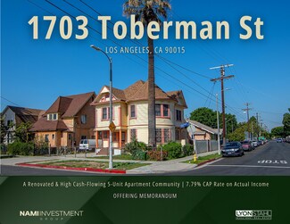 Plus de détails pour 1703 Toberman St, Los Angeles, CA - Logement à vendre