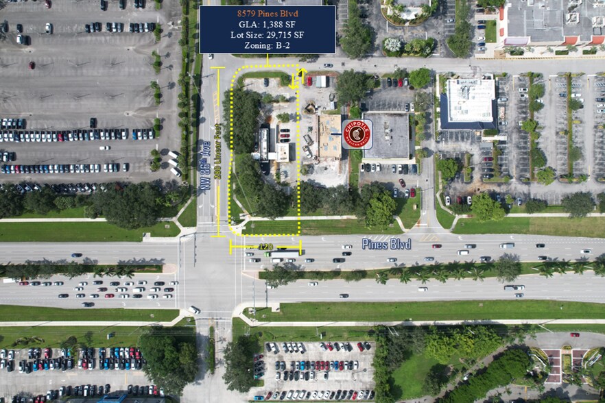 8579 Pines Blvd, Pembroke Pines, FL à vendre - Plan cadastral – Image 2 sur 12