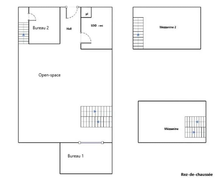Bureau dans Lyon à vendre - Plan d’étage – Image 2 sur 11