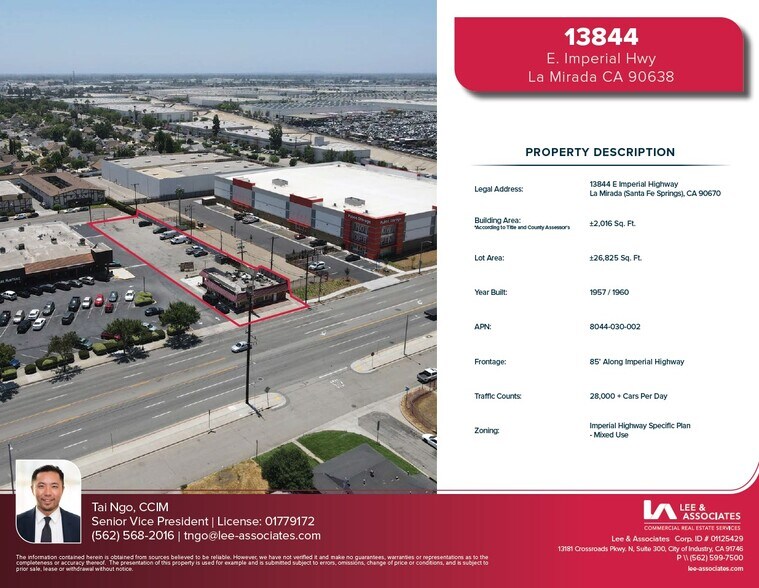 13844 Imperial Hwy, La Mirada, CA à vendre - Photo de l’immeuble – Image 2 sur 2