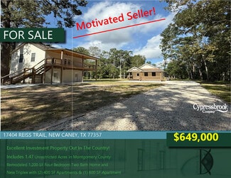 Plus de détails pour 17404 Reiss Trl, New Caney, TX - Logement à vendre