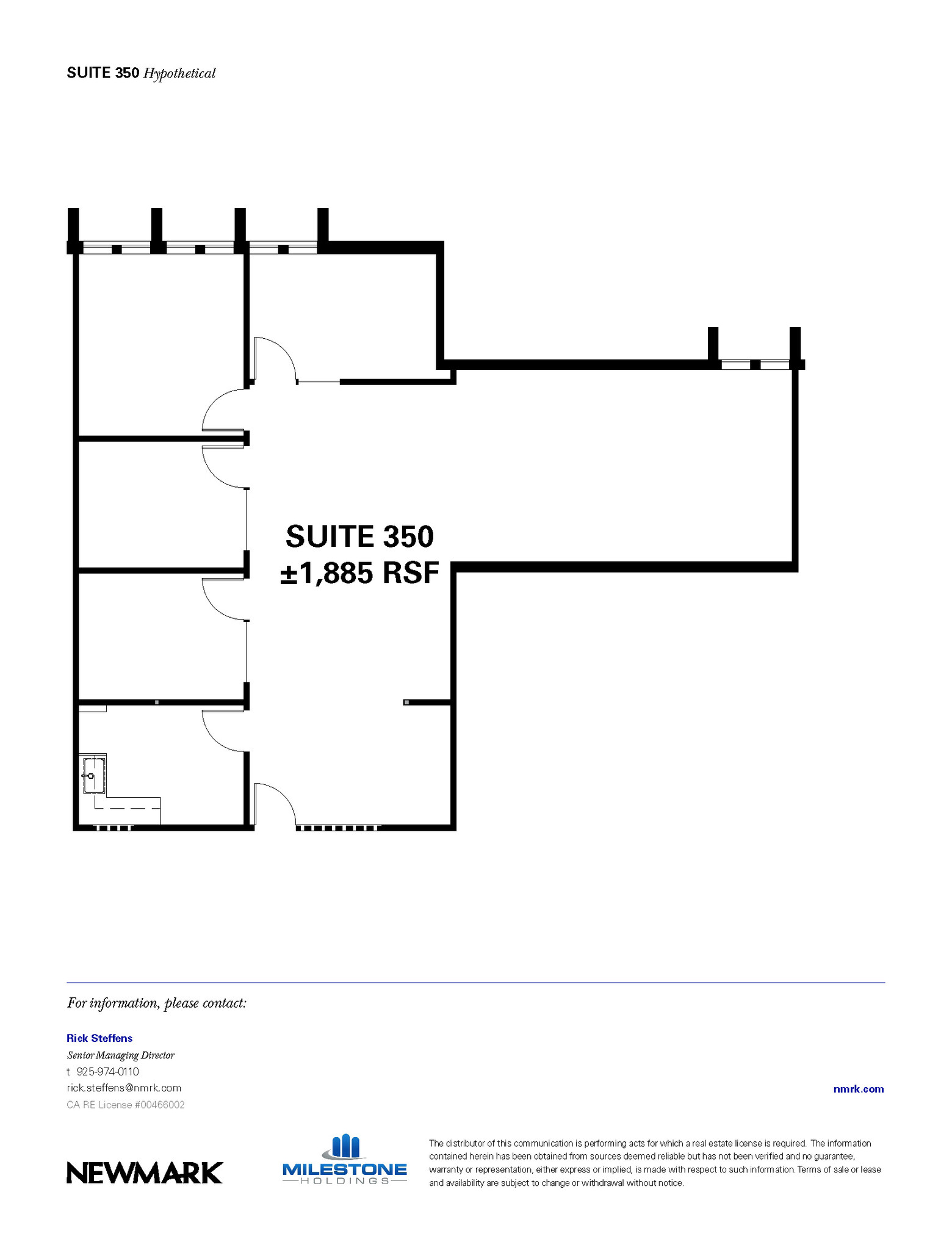1660 Olympic Blvd, Walnut Creek, CA à louer Plan d’étage– Image 1 sur 1