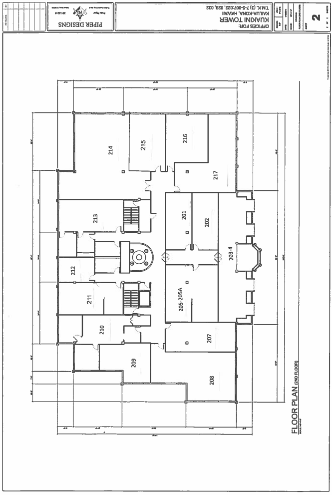 75-5722 Kuakini Hwy, Kailua Kona, HI à louer Plan d’étage– Image 1 sur 1