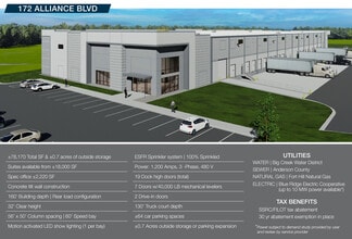 170 Alliance Blvd, Williamston, SC à louer Photo de l’immeuble– Image 1 sur 4