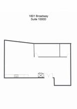 1801 Broadway, Denver, CO à louer Plan d’étage– Image 1 sur 1