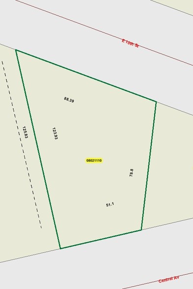 917-919 Central Ave, Charlotte, NC à louer - Plan cadastral – Image 3 sur 4