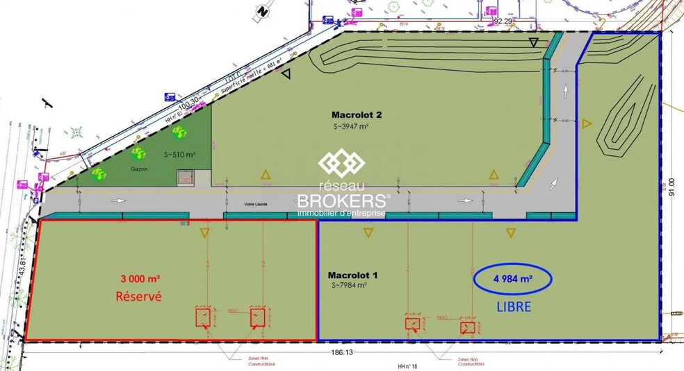 Terrain dans Blois à vendre - Plan de site – Image 2 sur 2