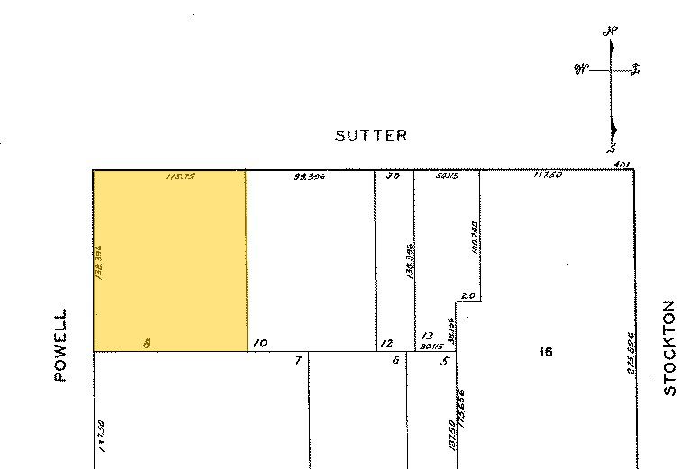 450 Powell St, San Francisco, CA à louer - Plan cadastral – Image 2 sur 4