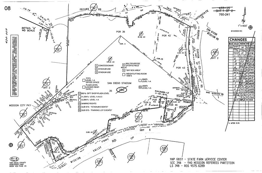 9366 Friars Rd, San Diego, CA à louer - Plan cadastral – Image 2 sur 2
