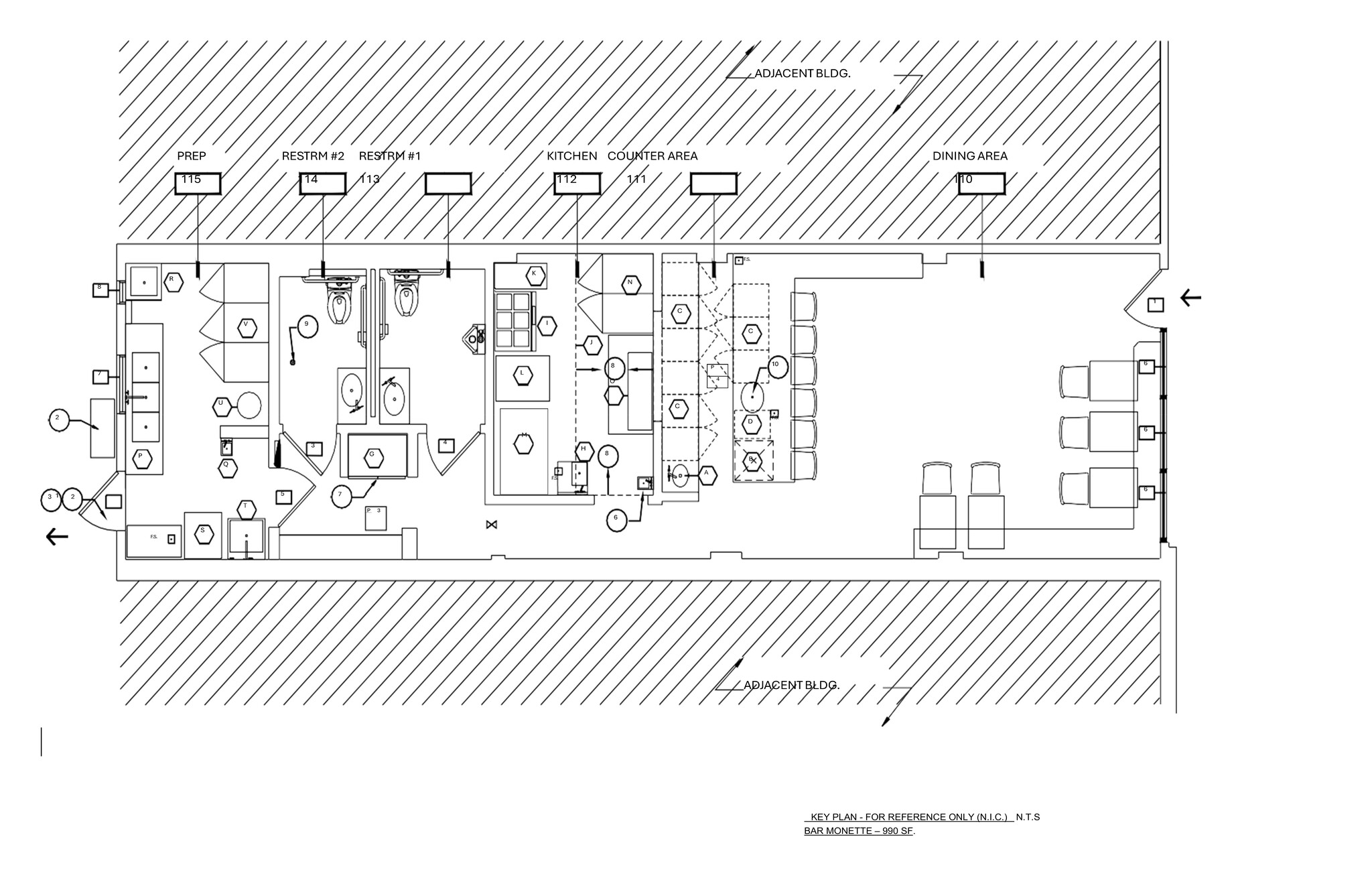 101-120 Santa Monica Blvd, Santa Monica, CA à louer Plan de site– Image 1 sur 1