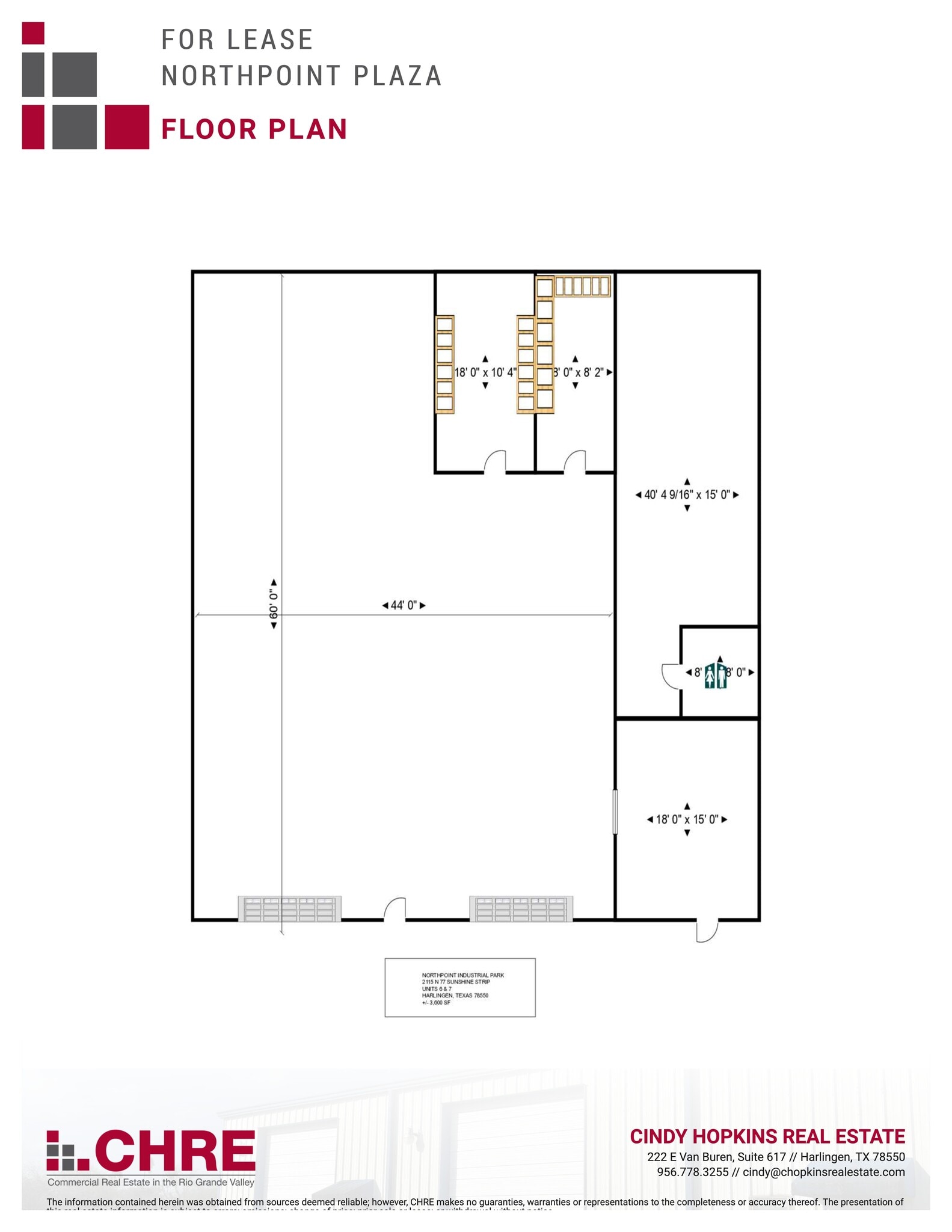 2125 N 77 Sunshine Strip, Harlingen, TX à louer Plan de site– Image 1 sur 1
