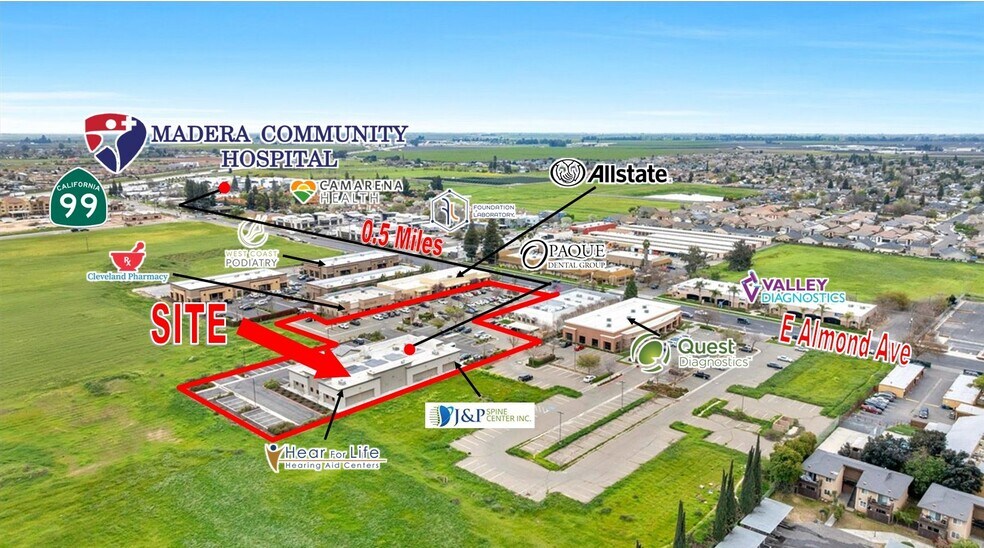 457 E Almond Ave, Madera, CA à louer - Photo de l’immeuble – Image 2 sur 24