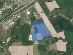 Saint-Maurice-la-Souterraine - Vue aérienne  vue de carte