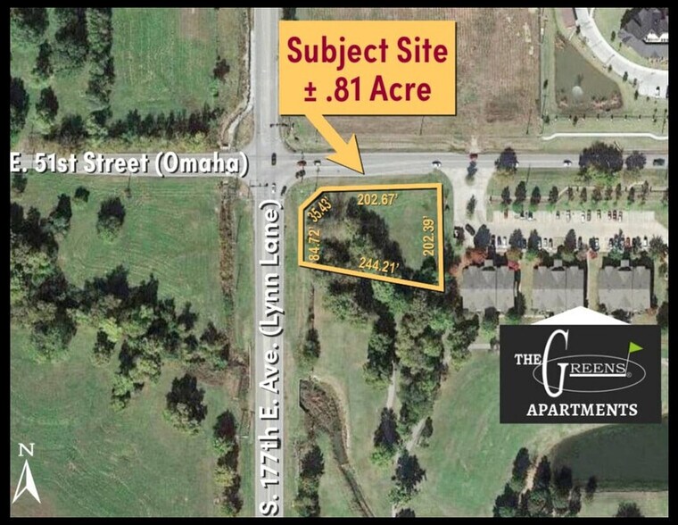 S 177th Ave & 51st E, Tulsa, OK à vendre - Photo de l’immeuble – Image 1 sur 8