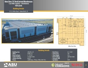 2152 Coffee Rd, Bakersfield, CA à louer Plan d’étage– Image 2 sur 2