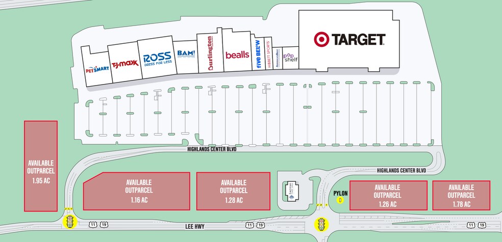 16600 Highlands Center Blvd, Bristol, VA à louer - Plan de site – Image 2 sur 6
