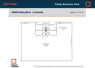 14278 Valley Blvd, City Of Industry, CA à louer Plan d’étage– Image 1 sur 1