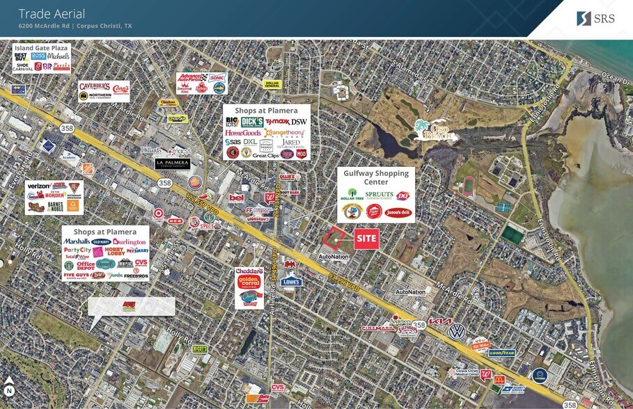 6200 McArdle Rd, Corpus Christi, TX à vendre - Aérien – Image 2 sur 3