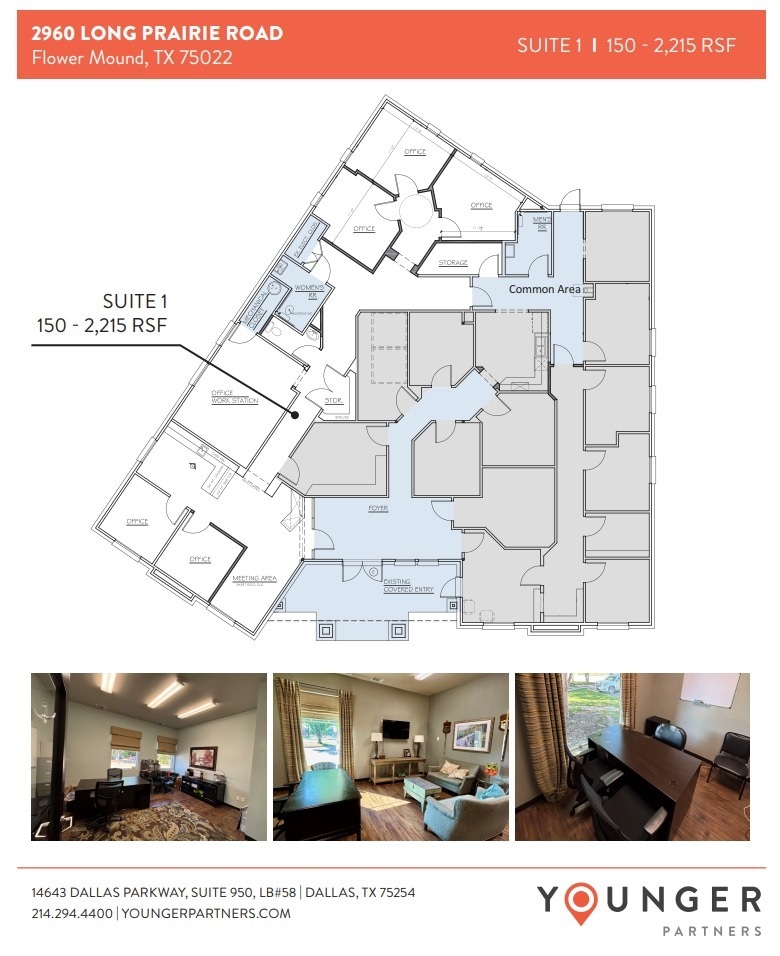 2960 Long Prairie Rd, Flower Mound, TX à louer Plan d’étage– Image 1 sur 1