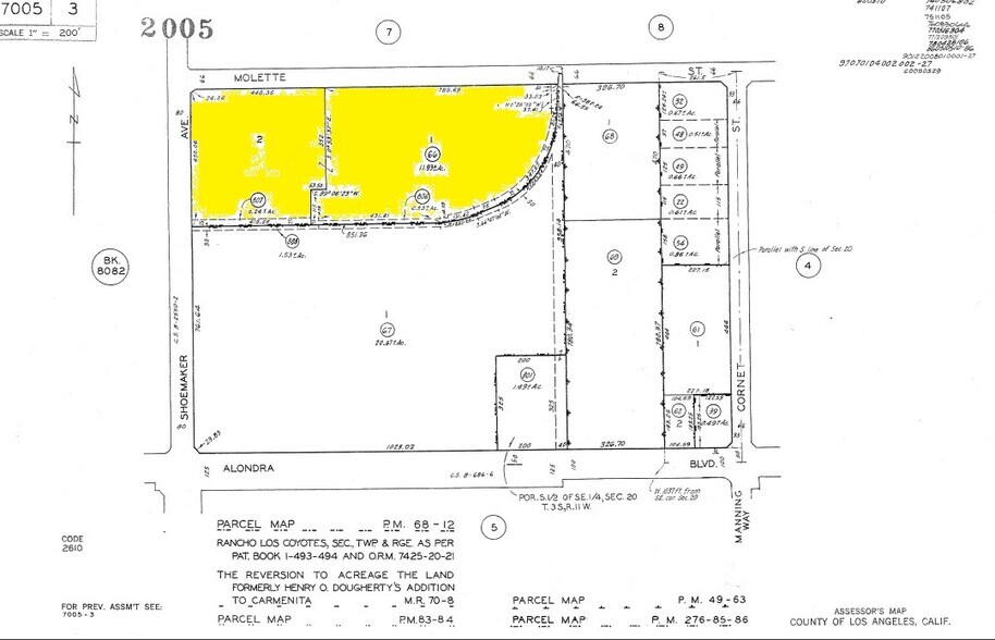 13012 Molette St, Santa Fe Springs, CA à louer - Plan cadastral – Image 2 sur 6