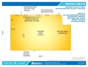 144-154 Commonwealth Dr, Jenkins, PA à louer Plan de site– Image 2 sur 6