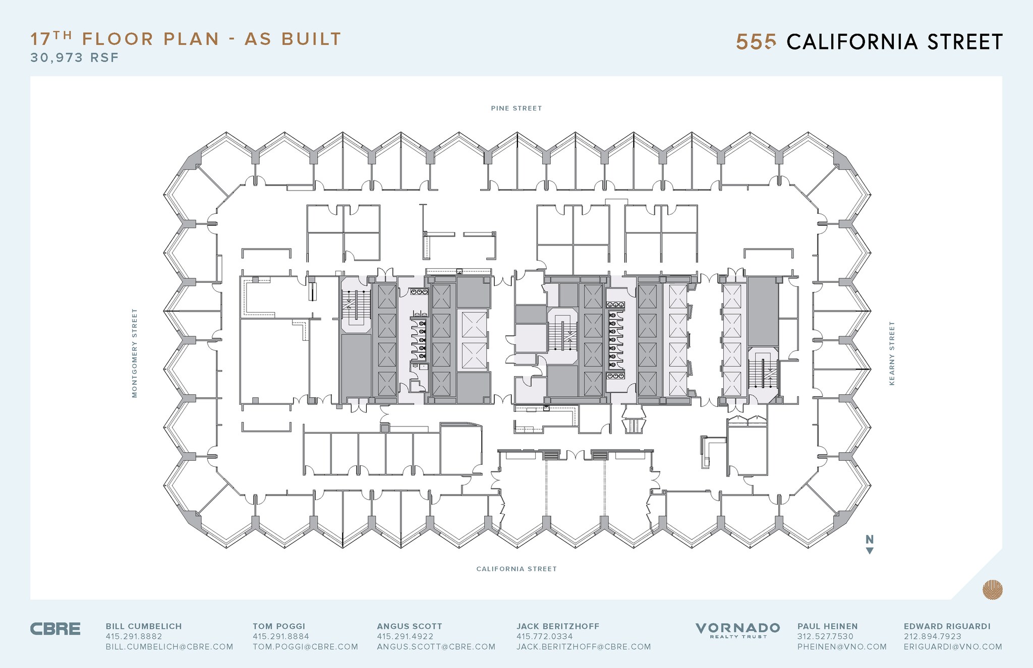 555 California St, San Francisco, CA à louer Plan d’étage– Image 1 sur 2