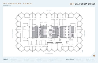 555 California St, San Francisco, CA à louer Plan d’étage– Image 1 sur 2
