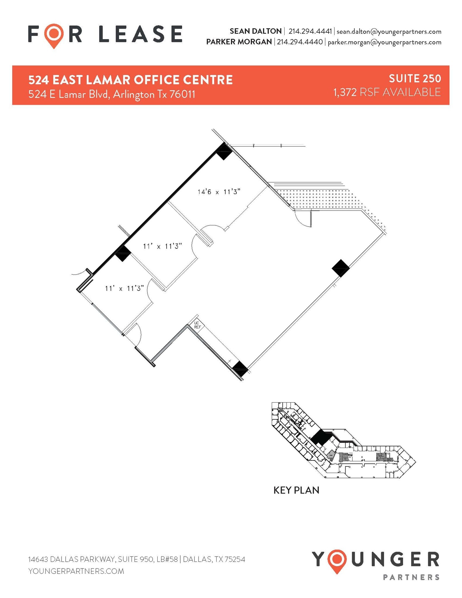 524 E Lamar Blvd, Arlington, TX à louer Plan d’étage– Image 1 sur 1