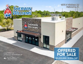 Plus de détails pour 4675 Wickham rd, Melbourne, FL - Local commercial à vendre