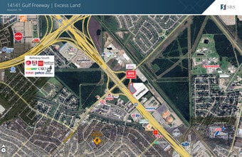 14141 Gulf Fwy, Houston, TX - Vue aérienne vue de carte - Image1