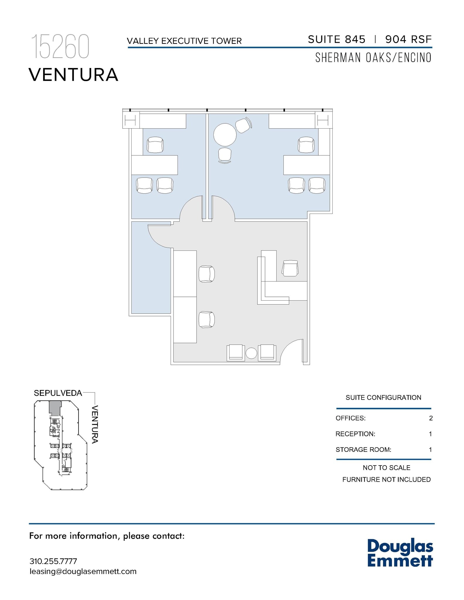 15260 ventura Blvd, Sherman Oaks, CA à louer Plan d’étage– Image 1 sur 1