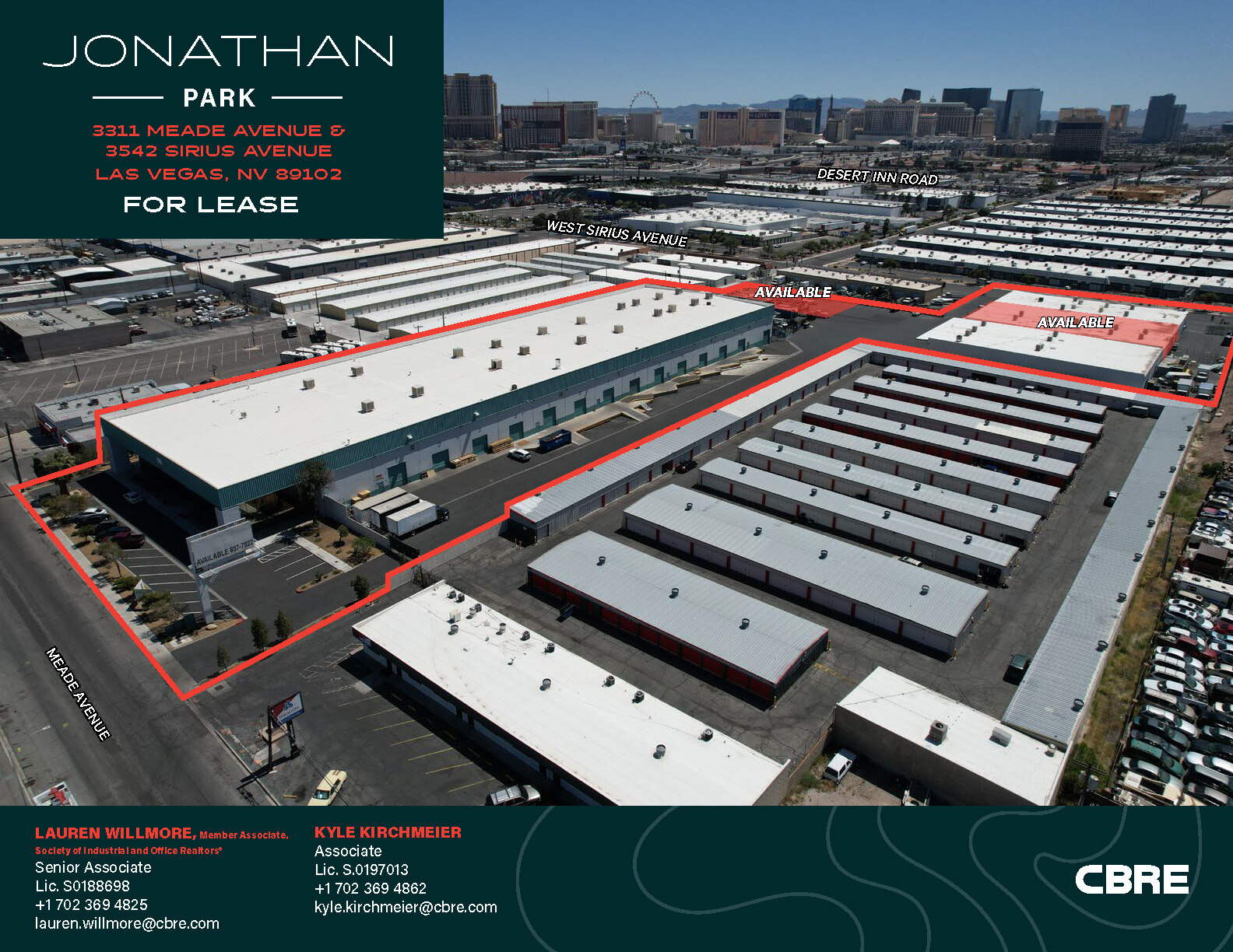 3542 Sirius Ave, Las Vegas, NV à louer Aérien– Image 1 sur 3