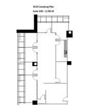 8133 Leesburg Pike, Vienna, VA à louer Plan de site– Image 2 sur 2