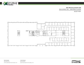 301 McCullough Dr, Charlotte, NC à louer Plan d’étage– Image 1 sur 1