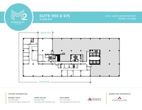 225 E John Carpenter Fwy, Irving, TX à louer Plan d’étage– Image 1 sur 2