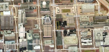 400 E Baltimore St, Baltimore, MD - VUE AÉRIENNE  vue de carte