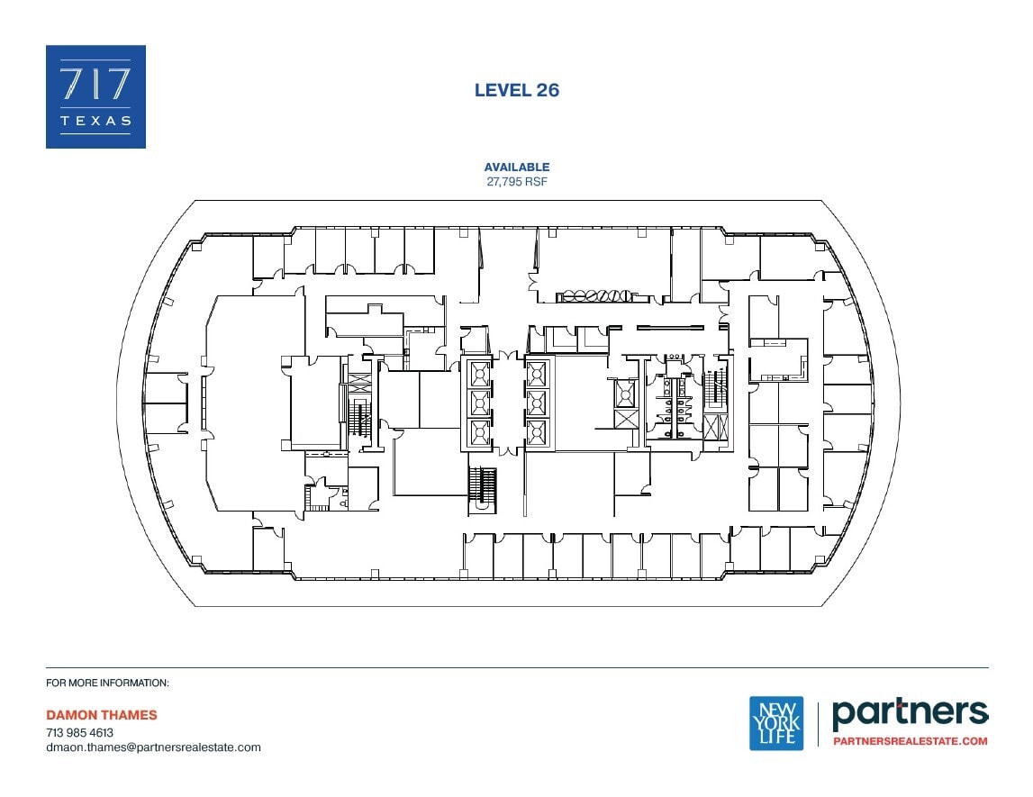 717 Texas Ave, Houston, TX à louer Plan d’étage– Image 1 sur 1
