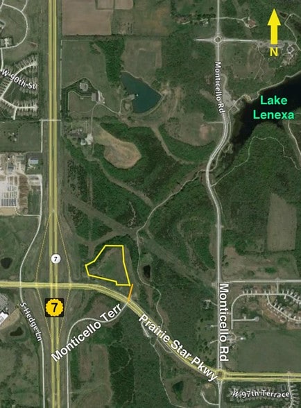 Nec K-7 Hwy & Prairie Star Pkwy, Lenexa, KS à vendre - Photo de l’immeuble – Image 2 sur 2