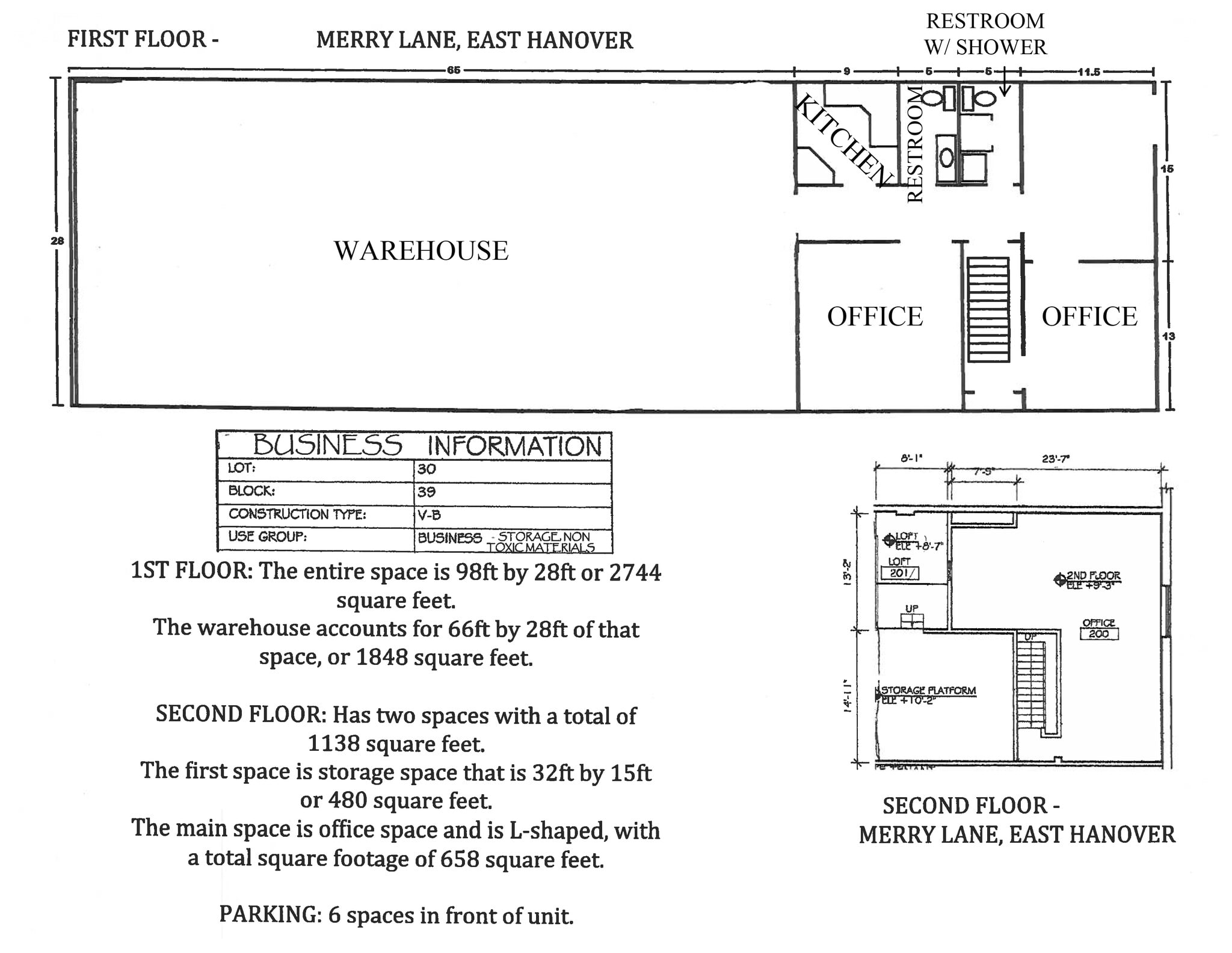 13 Merry Ln, East Hanover, NJ à louer Plan d’étage– Image 1 sur 1