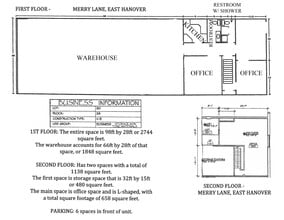 13 Merry Ln, East Hanover, NJ à louer Plan d’étage– Image 1 sur 1