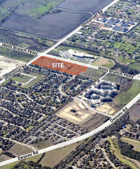 Wells Branch Parkway at Immanuel Rd, Pflugerville, TX à louer - Photo de l’immeuble – Image 2 sur 7