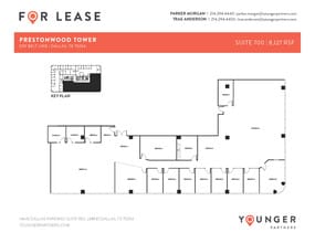 5151 Belt Line Rd, Dallas, TX à louer Plan d’étage– Image 2 sur 2