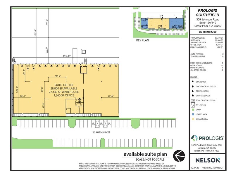 309 Johnson Rd, Forest Park, GA à louer - Plan de site – Image 2 sur 5