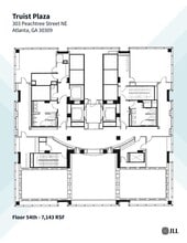 303 Peachtree St Ne, Atlanta, GA à louer Plan d’étage– Image 1 sur 1