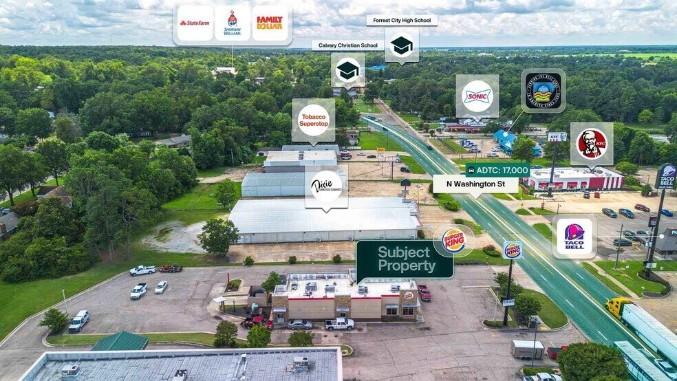 2080 N Washington St, Forrest City, AR à vendre - Aérien – Image 2 sur 2