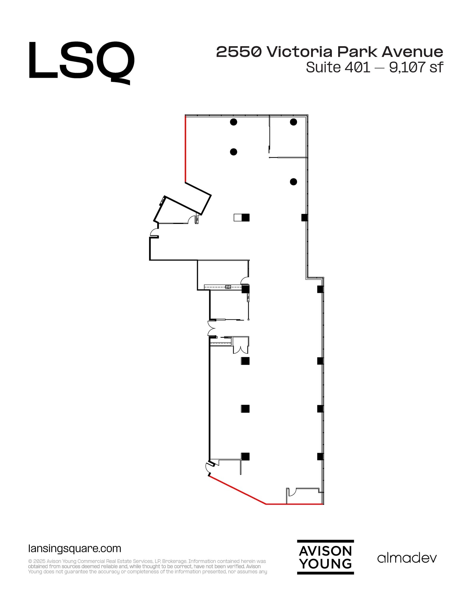 2550 Victoria Park Ave, Toronto, ON à louer Plan d’étage– Image 1 sur 1