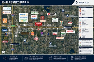 38449-38453 County Road 54, Zephyrhills, FL à louer Carte– Image 1 sur 5