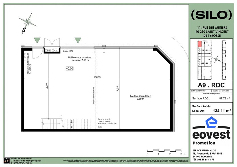 16 Rue Des Metiers, Saint-Vincent-de-Tyrosse à vendre - Plan d’étage – Image 2 sur 8