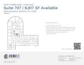 4230 Harding Rd, Nashville, TN à louer Plan de site– Image 1 sur 1