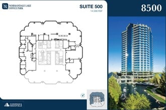 8000-8500 Normandale Lake Blvd, Bloomington, MN à louer Plan d’étage– Image 1 sur 2
